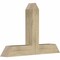 Ekena Millwork Portland Rough Sawn Timber Gable Bracket, Douglas Fir, 48"W x 32"H x 6"D x 6"F, 16/12 Pitch GBW048X32X0606POR00RDF - alternate 3